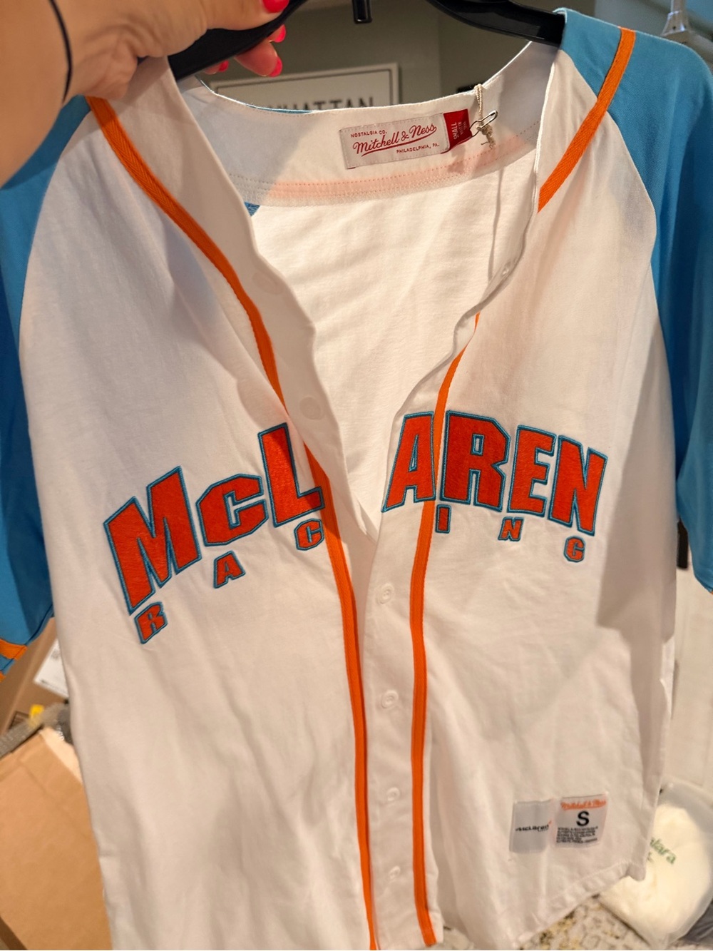 Mitchell & Ness White Jersey  maclaren